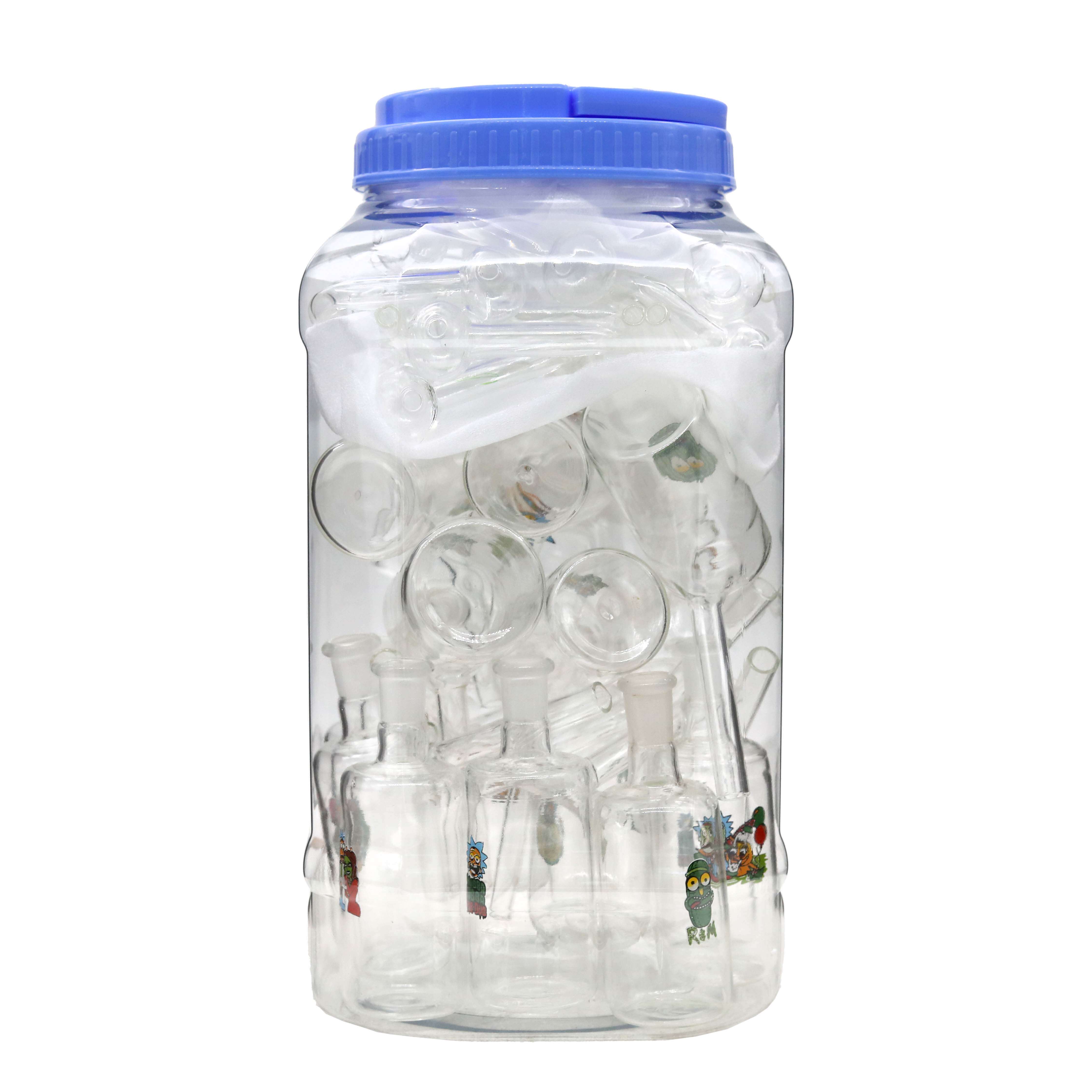 Sniffer Tank Bottle With Character Sticker OB Waterpipe (SN126) | 7 inch | 17 Count Display product image